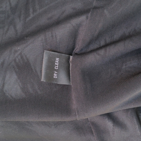 Worn once Nicole Miller Artelier black & white fitted dress size L - Picture 7 of 8